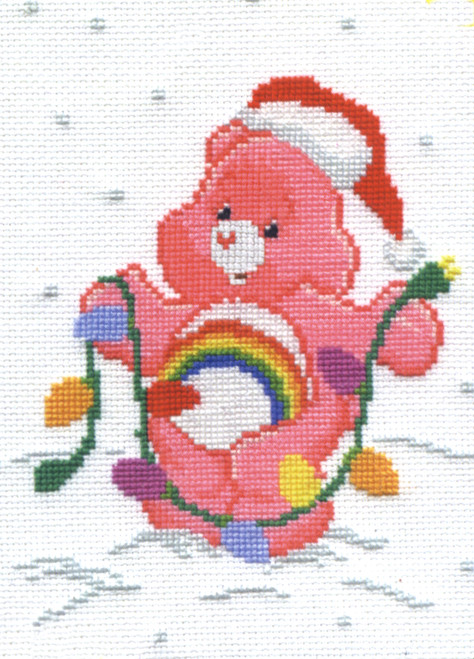 Candamar / Care Bears - Cheer Bear With Tree Lights - CrossStitchWorld