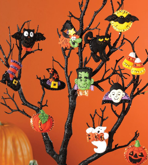 Plaid / Bucilla - Halloween Ornaments