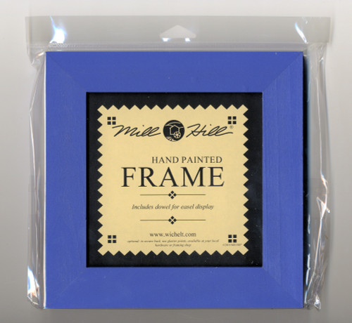 Mill Hill - 6" x 6" Matte Periwinkle Hand Painted Frame