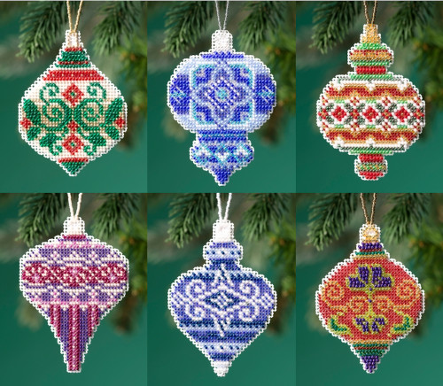 2019 Mill Hill Beaded Holiday Ornament Set (6 Kits)