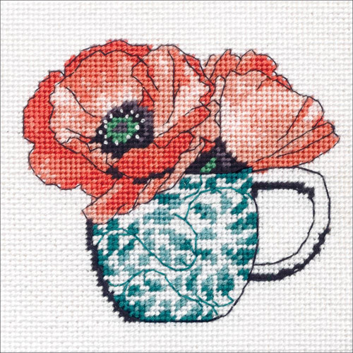 Dimensions - Floral Teacup