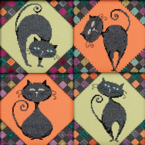 Mill Hill / Debbie Mumm Alley Cats Series (Set of 4 Kits)