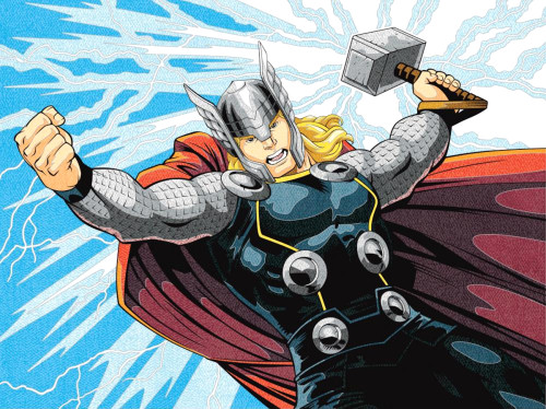 Marvel Pencil by Number Kit - Avengers Initiative - Thor