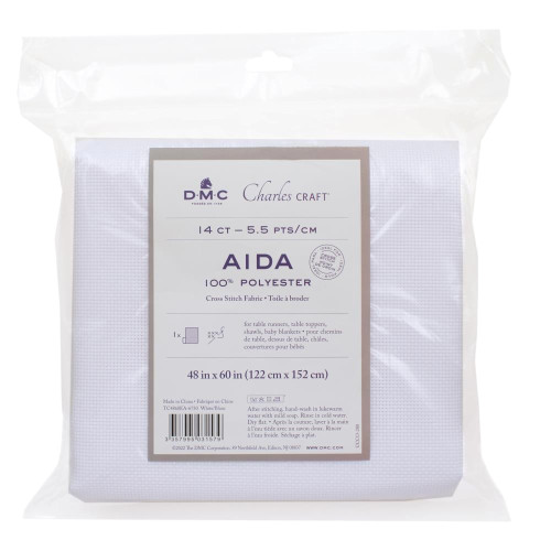 Aida Cloth 16 count Country Blue 15 x 18 inch