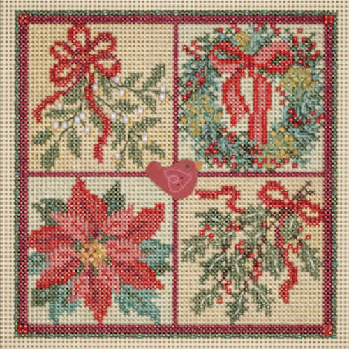 Bucilla Stamped Embroidery Kit 6 Round-Strawberry Field