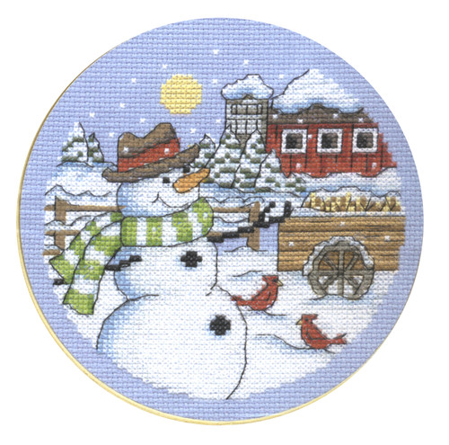 Christmas Cross Stitch Kits, Cute Santa, Reindeer and Snowman Decor Making  Set, Counted Cross-stitch, Kit With Hoop 