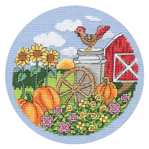 Seasonal Wonders DIY Wooden Cross Stitch Ornament Kit