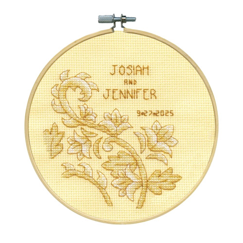 Modern Hoopla Round Hoop Frame in Natural for 6 Embroidery Hoop