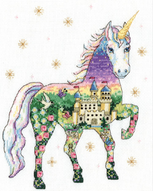 Three Needlepoint kits for kids - dog, unicorn, butterflyv - toys