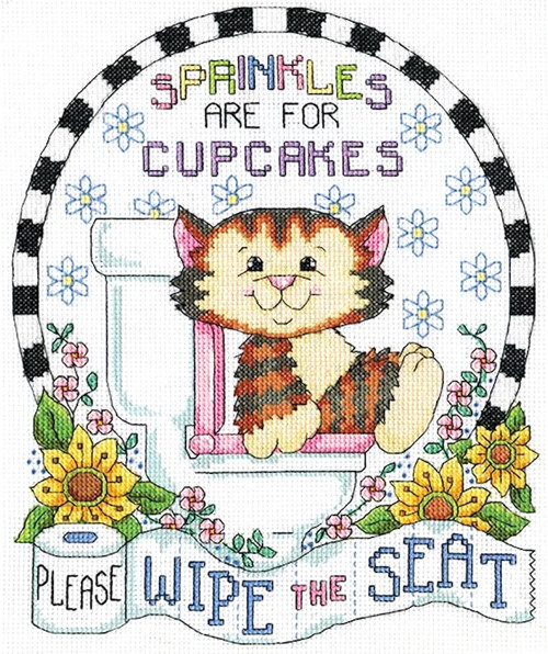 Contented Cat - Counted Cross Stitch Kit - Dimensions