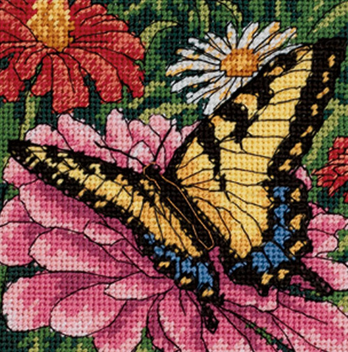 Dimensions Minis - Butterfly on Zinnia