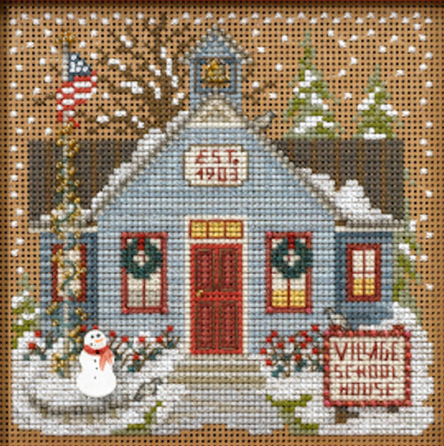 2022 Mill Hill Buttons & Beads Christmas Village Winter Series - School House