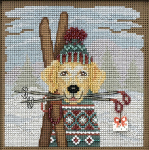 2022 Mill Hill Buttons & Beads Winter Series - Ski Dog