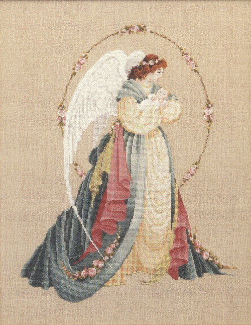 Lavender & Lace - Guardian Angel - CrossStitchWorld