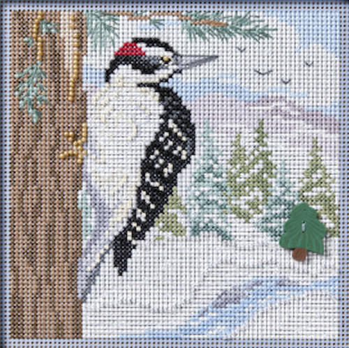 2024 Mill Hill Buttons & Beads Winter Series - Winter Woodpecker