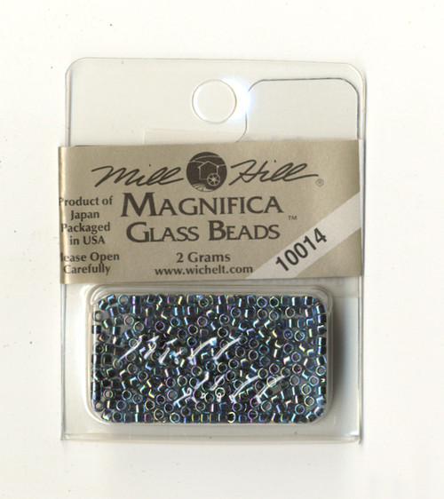 miracleマントルピース Mill Hill Magnifica Glass Beads 2g - Dark Blue Iris #10014