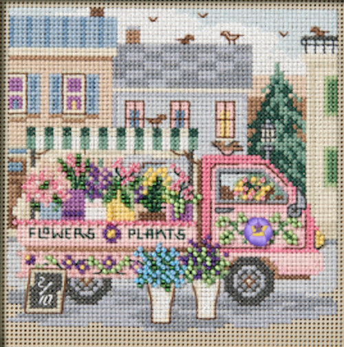 2026 Mill Hill Buttons & Beads Spring Series - Flower Truck