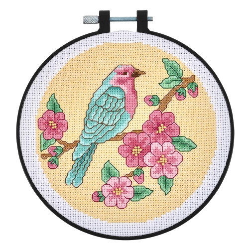 Plaid / Bucilla - Calming Bird w/6" Hoop