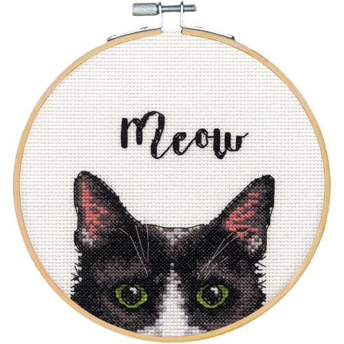 Dimensions Learn a Craft - Meow w/6" Hoop