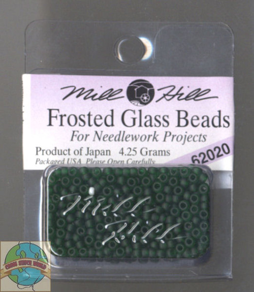 Mill Hill Frosted Glass Seed Beads 4.25g Creme de Mint #62020