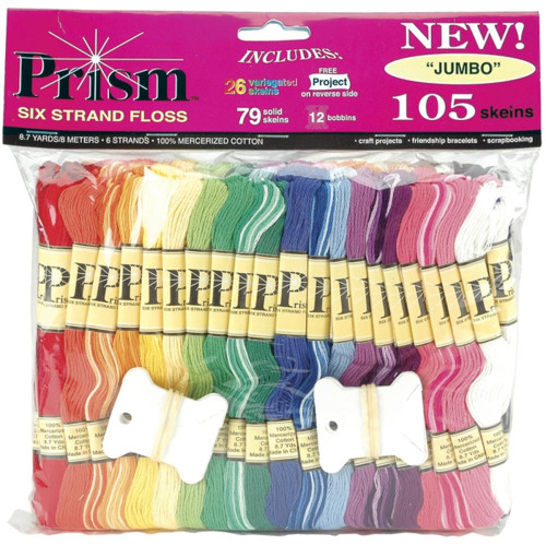 DMC Prism - Jumbo Pack of 105 Embroidery Floss - CrossStitchWorld
