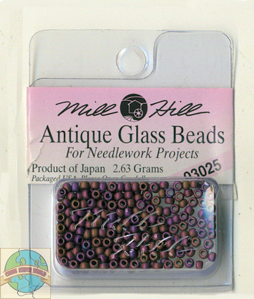 Mill Hill Antique Glass Beads 2.63g Wildberry #03025