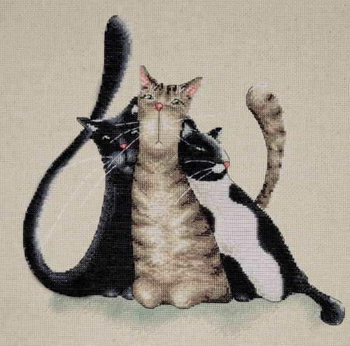 Design Works - Kitty Trio - CrossStitchWorld