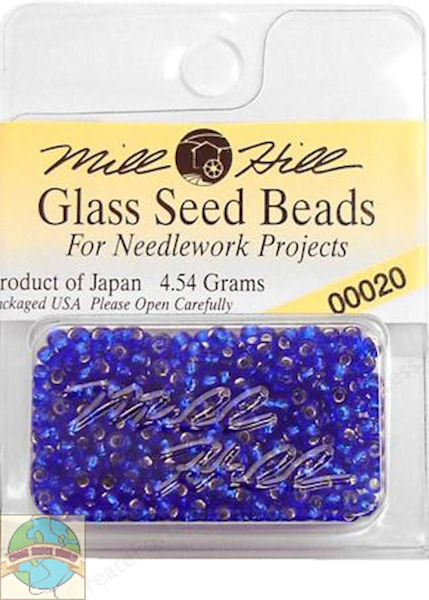 Mill Hill Glass Seed Beads 4.54g Royal Blue #00020 - CrossStitchWorld