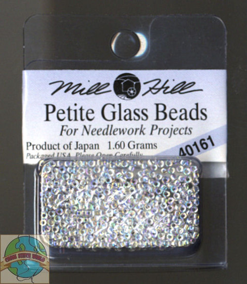 Mill Hill Petite Glass Beads 1.60g Crystal #40161 - CrossStitchWorld