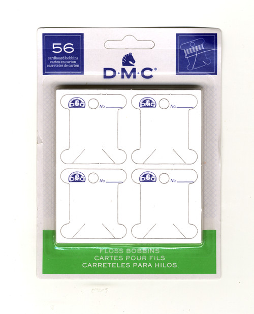 DMC 56/Pkg - Cardboard Floss Bobbins