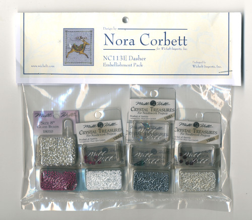 Nora Corbett BLITZEN NC116 PLUS BEAD KIT NC116E Reindeer Nora Corbett BLITZEN NC116 PLUS BEAD KIT NC116E Reindeer