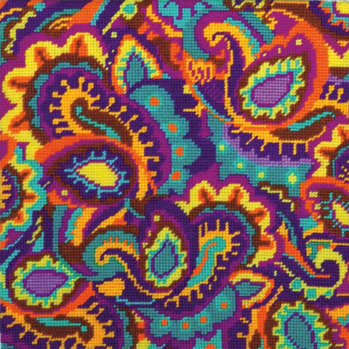 小物 40's style paisley pattern bottle shape 40's style paisley