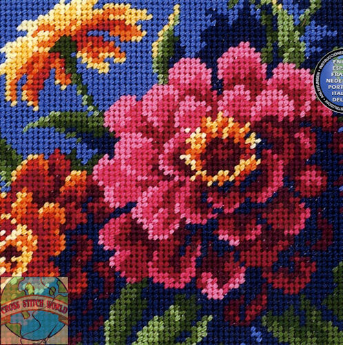 Dimensions Minis - Zinnias - CrossStitchWorld