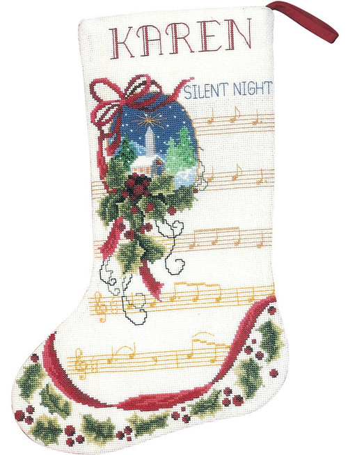 Janlynn - Penguin Joy Stocking - CrossStitchWorld