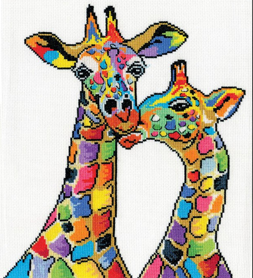 Design Works - Colorful Giraffes - CrossStitchWorld