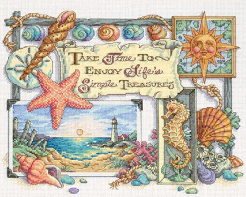 Dimensions - Simple Treasures - CrossStitchWorld