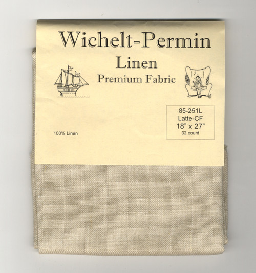 Wichelt - 32 Ct Country French Latte 18 x 27 in - CrossStitchWorld