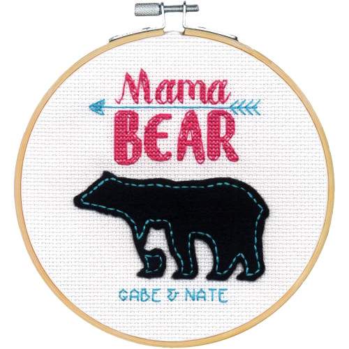 Dimensions Learn a Craft - Mama Bear - CrossStitchWorld
