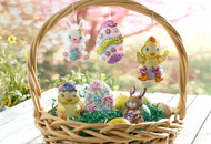 Plaid / Bucilla -  Oversized Easter Ornaments