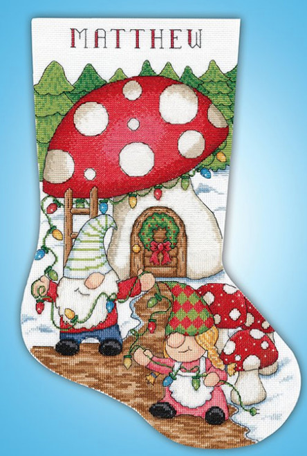 Design Works - Christmas Treasure Stocking - CrossStitchWorld