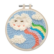 Design Works Punch Needle - Rainbow w/6" Hoop