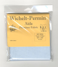 Wichelt - 14 Ct Touch of Blue Aida 18 x 25 inches