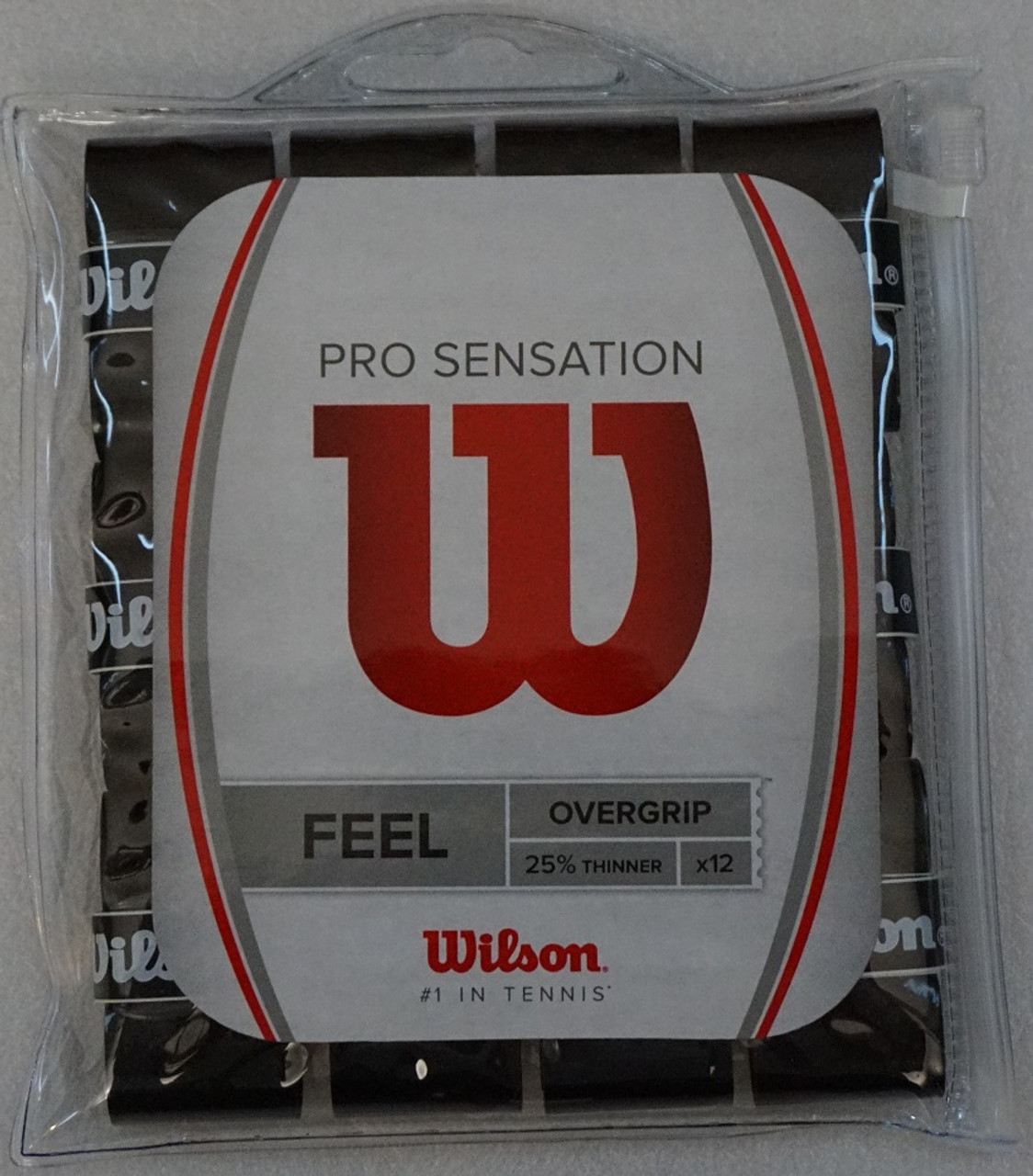 Copy of Wilson Pro Overgrip Sensation 12 Pack - Black