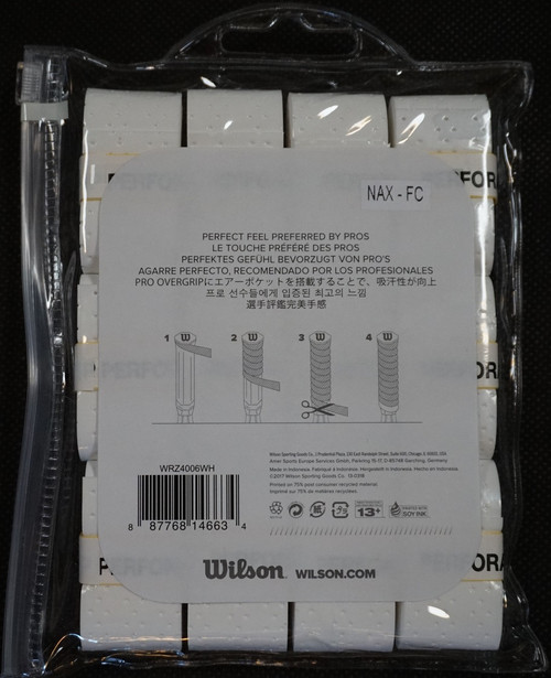 Wilson Pro Overgrip Perforated 3 Pack