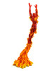 The Human Torch Attakus Mini Statue Artist Proof View 4