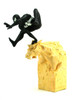 Spider-Man Black Costume Attakus Mini Statue Artist Proof View 4