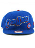 New Era Captain America Comic Text 9fifty Snapback Hat View 3