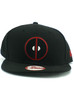 New Era Deadpool Logo Black 9fifty Snapback Hat View 3