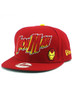 New Era Iron Man Comic Text 9fifty Snapback Hat View 2
