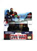 Marvel Minimates Battle Damaged War Machine & Guard Series 66 Captain America: Civil War Front View